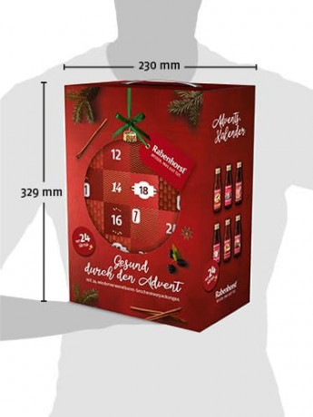 Rabenhorst Adventskalender 2024, Адвент-календарь 2024, премиальный натуральный сок 24 шт х125 мл