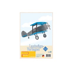 Pebaro Laubsagevorlage Flugzeug Шаблон листвы самолета