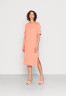 Tommy Hilfiger OPEN MIDI DRESS Day dress coral blossom ПЛАТЬЕ МИДИ OPEN Повседневное платье коралловый цвет