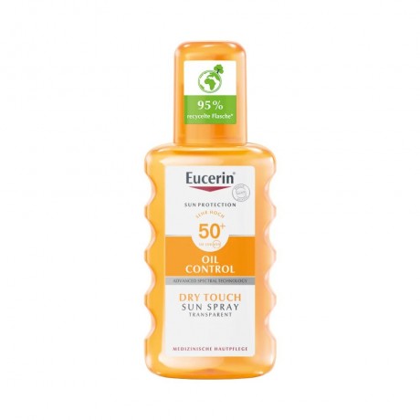 Eucerin Sun Oil Control Body Transp.Spray LSF 50+  Прозрачный спрей для тела Sun Oil Control SPF 50+